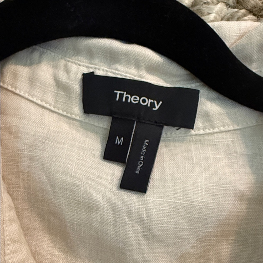 THEORY 100% Linen Button-Up Shirt - Unbranded - Picture 2 of 11